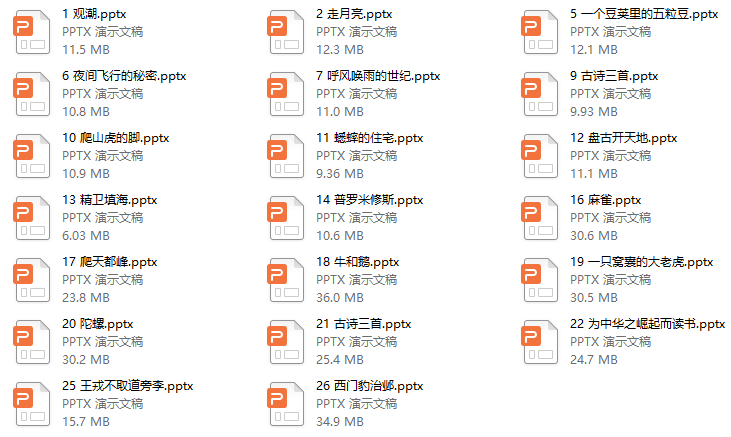 部编版语文 四年级（上册）生字笔顺教学课件PPT（配音自动播放）推荐