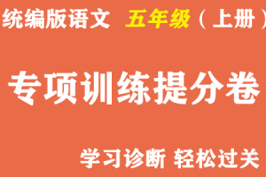 部编版语文五年级上册期末专项训练提分卷（18套，附答案）丨打包下载