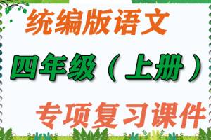 统编版语文 四年级（上册）期末专项复习课件PPT（生字+词语+句子+标点+阅读+口语+习作）