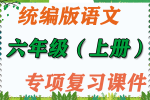 统编版语文 六年级（上册）期末专项复习课件PPT（生字+词语+句子+标点+阅读+口语+习作）