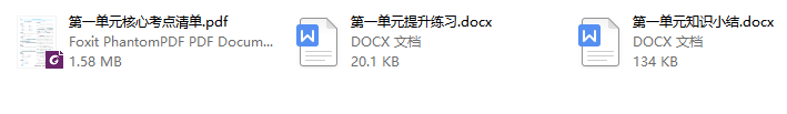 统（部）编语文 6年级（下册）第一单元试卷+知识小结+核心考点清单